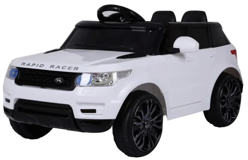 Carro elétrico para Crianças Start Run, 12V Rodas e assento plástico Branco