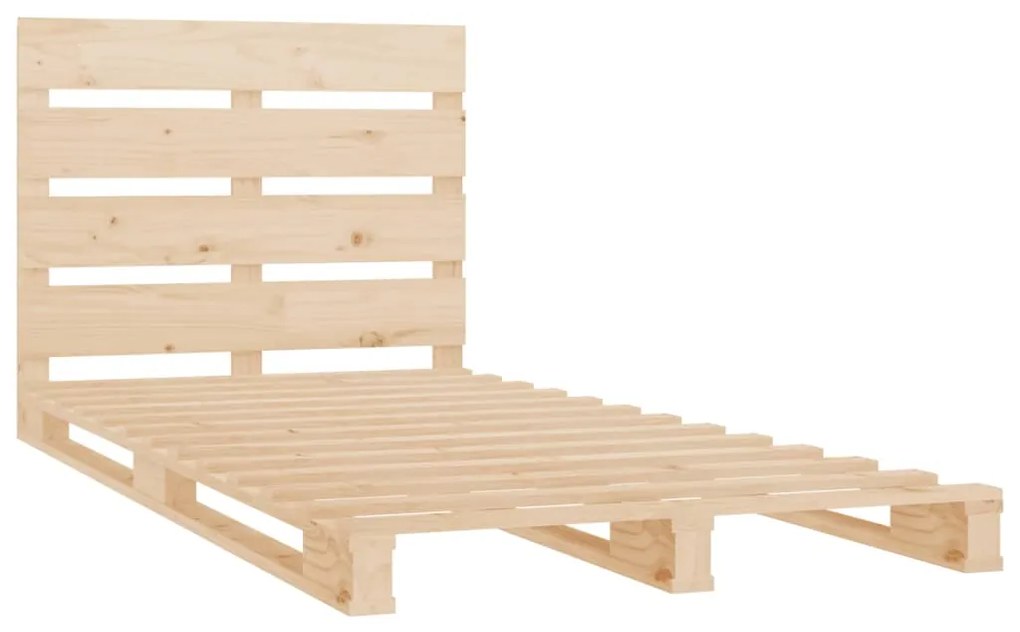 Cama sem colchão 90x200 cm madeira de pinho maciça