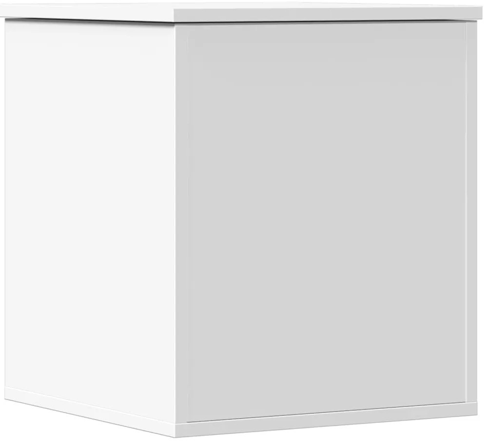 Caixa de arrumação 40x42x46 cm derivados de madeira branco