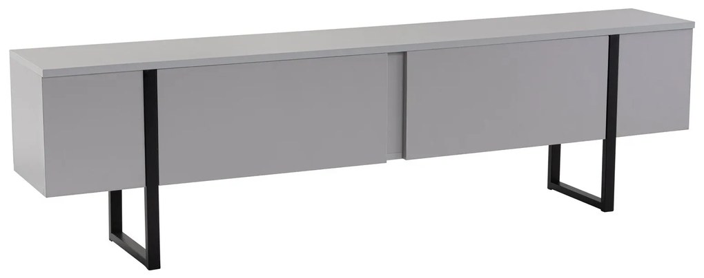 Móvel para TV Serenity - Cinza Preto - 180x50x29,5 cm