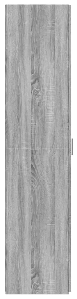 Armário alto 50x42,5x185 cm derivados de madeira cinza sonoma