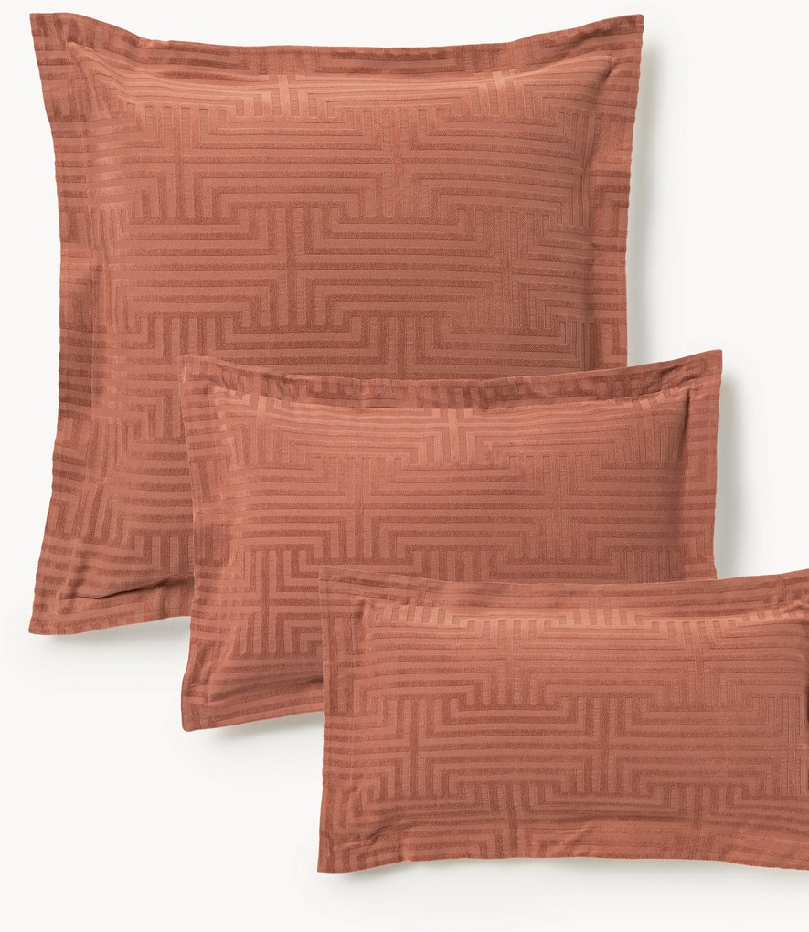 Fronha de almofada reversível em algodão Nika