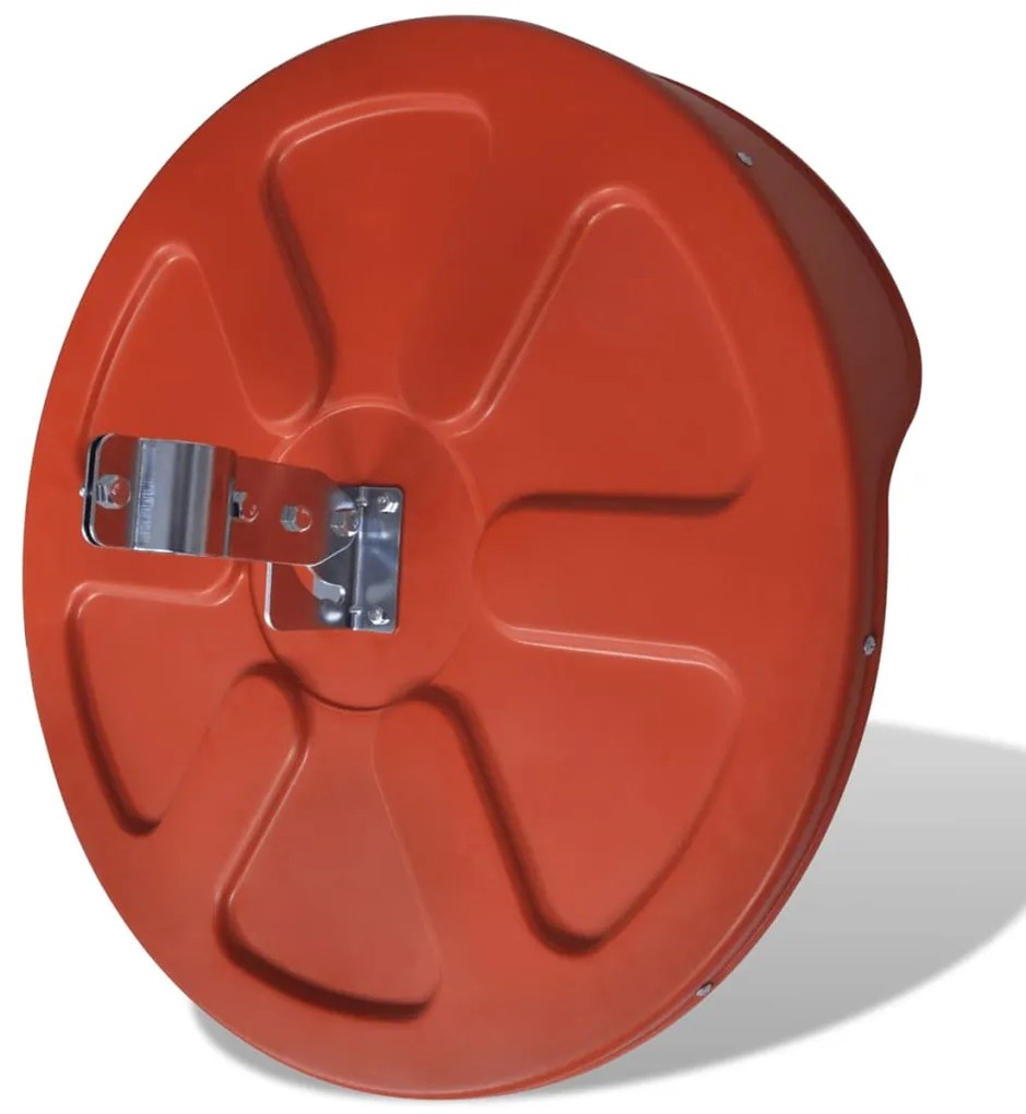 Convex Espelho de trânsito para exterior 60 cm policarbonato laranja