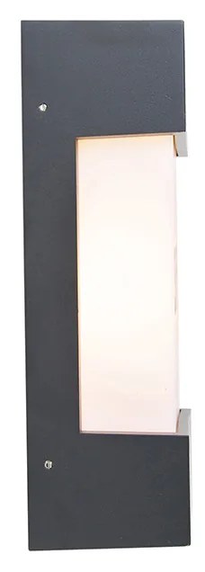 Candeeiro de parede exterior moderno cinzento escuro IP44 - Tide