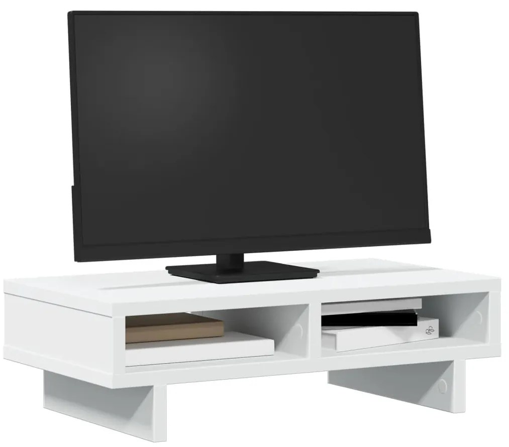 Suporte para monitor 50x27x15 cm derivados de madeira branco