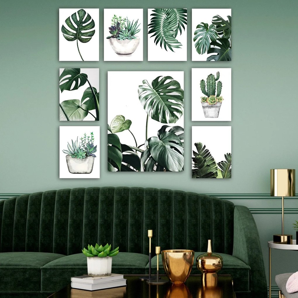 Pintura Decorativa MDF 9MDF08YS – Multicolor – 20 x 15 cm (8 Peças) /
