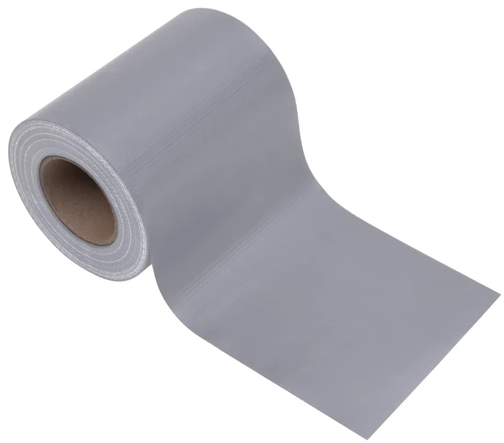 4 pcs painéis privacidade p/ jardim 35x0,19 m PVC cinza-claro
