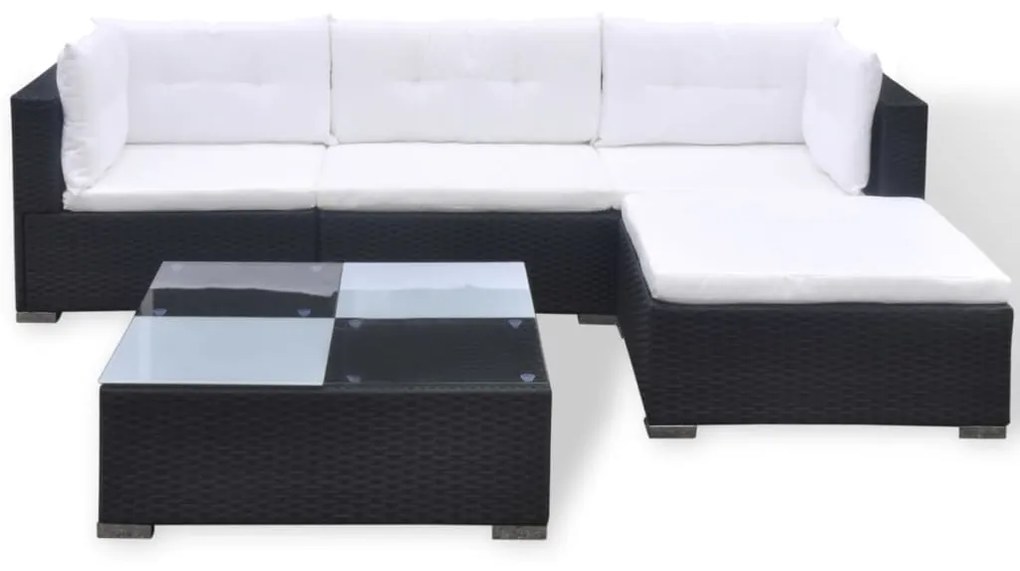 Conjunto Lounge Açores de Jardim - Sofá Chaise Longue e Mesa de Centro