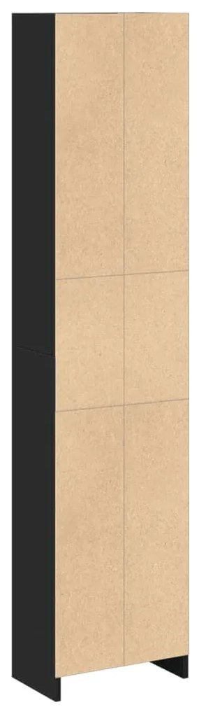 Estante 40x24x176 cm derivados de madeira preto