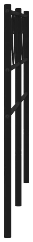 Cabeceira de cama 200 cm metal preto