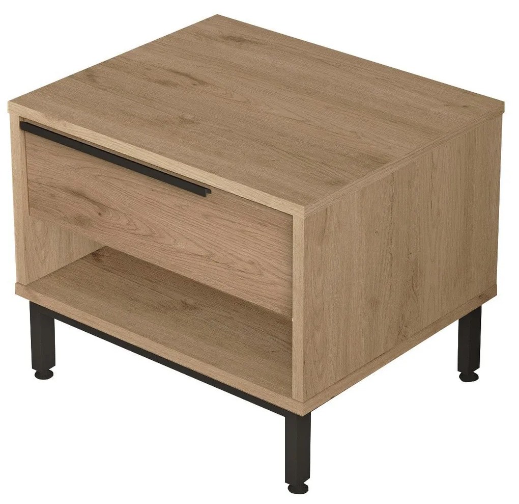 Mesa de Cabeceira ON14 – Nogueira – 53,6x42,4x44,5 cm