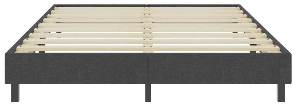 Cama boxspring 180x200 cm tecido cinzento