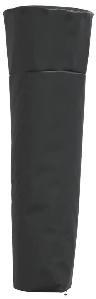 Capa p/ aquecedor forma pirâmide 86x47x241 cm oxford 420D preto