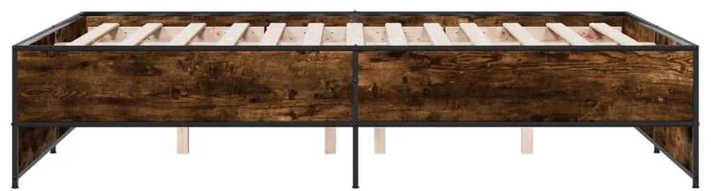Estrutura cama 120x190 cm derivados de madeira/metal
