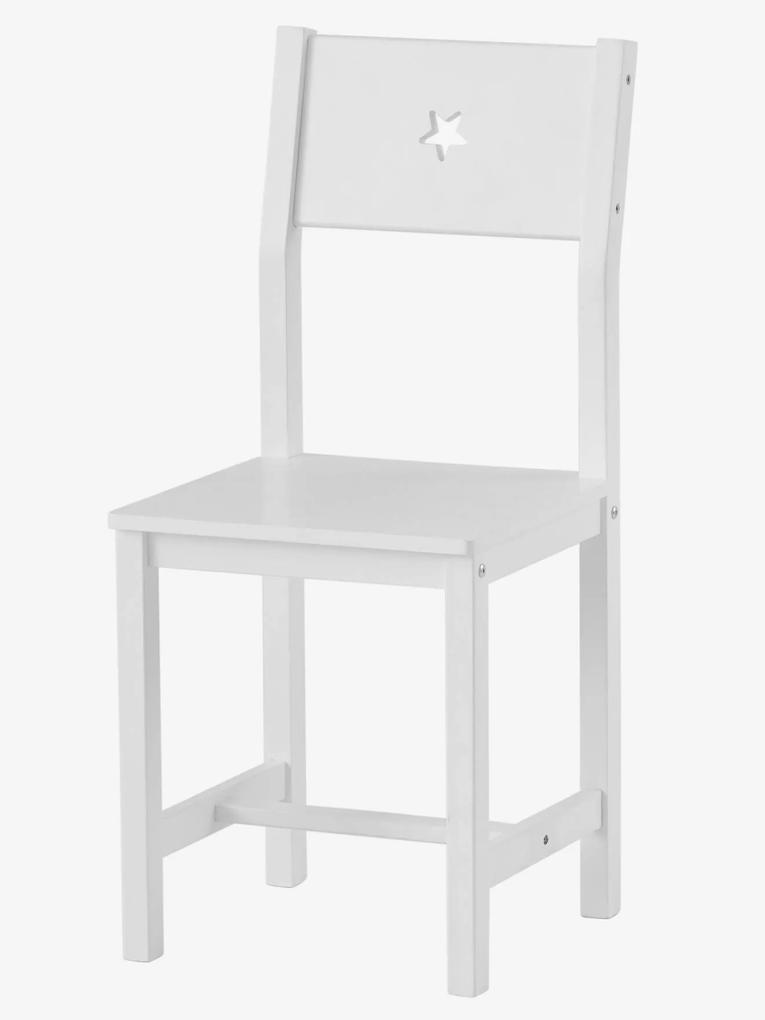 Cadeira Sirius, altura do assento: 45 cm, especial primária branco claro liso