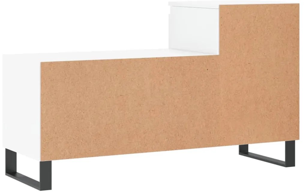 Sapateira 102x36x60 cm derivados de madeira branco brilhante
