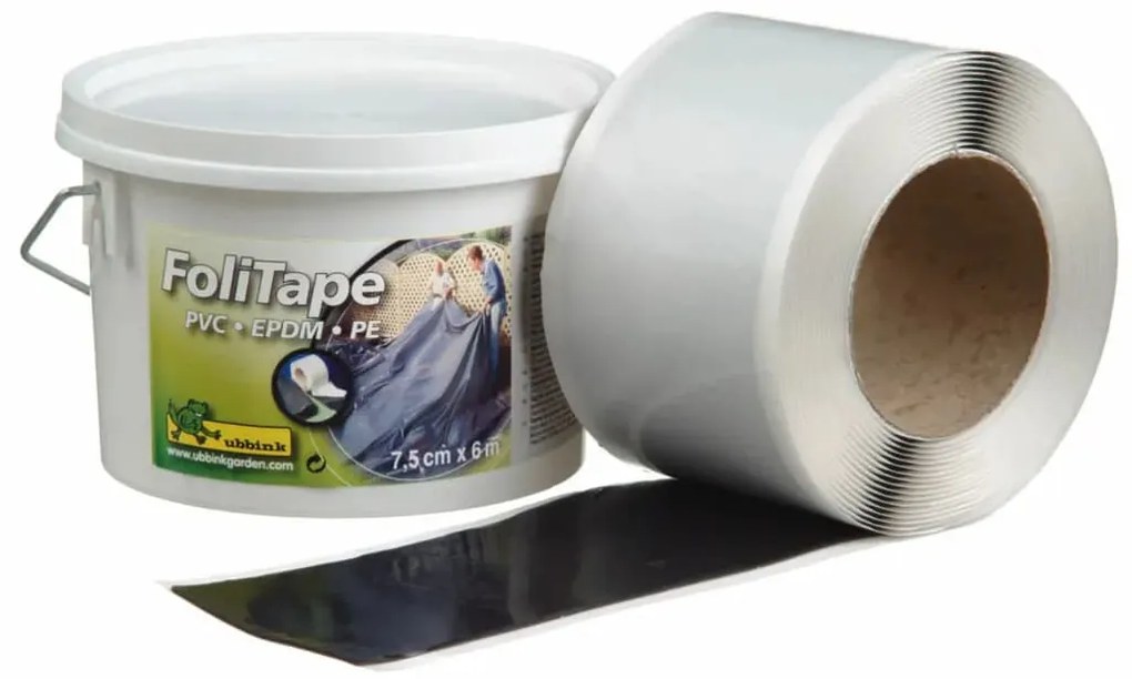 401400 Ubbink Fita revestimento de lagoa dupla face 7,5 x 600 cm