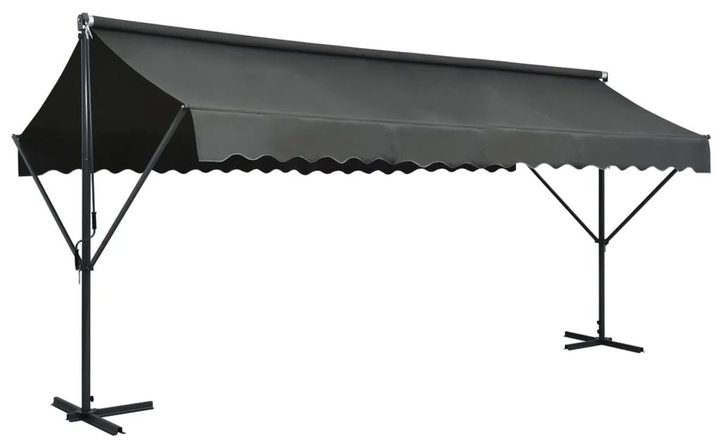 vidaXL Toldo de pé 500x300 cm antracite