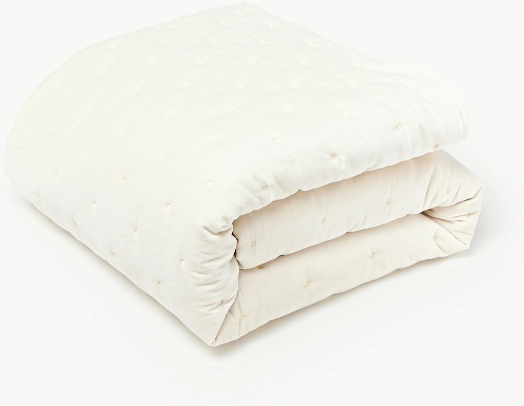 Colcha acolchoada em veludo Cheryl