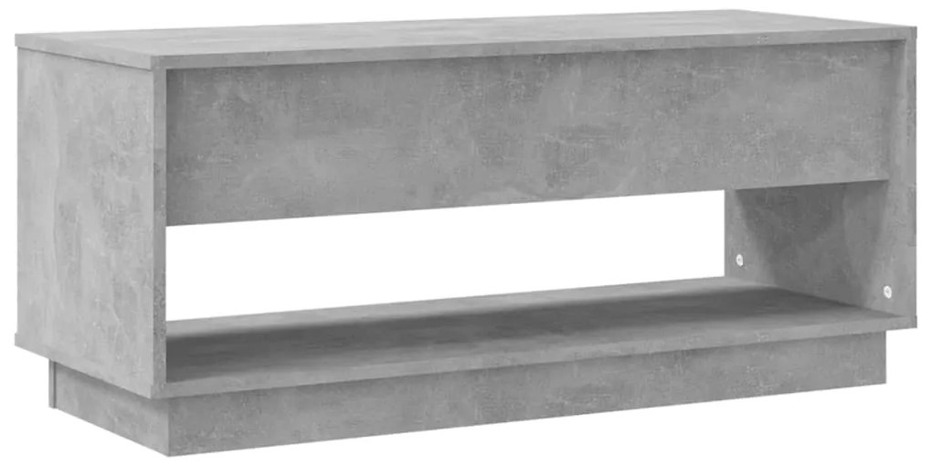 Móvel p/ TV 102x41x44 cm derivados de madeira cinzento cimento