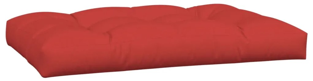 Almofadões de paletes 2 pcs tecido vermelho