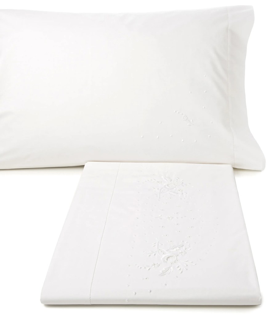 Cama 200x200 cm -Jogo de lençóis bordados da lixa - 100% algodão percal 200 fios: Cama 200cm - 1 lençol superior 280 x 290 cm + 1 lençol capa ajustável 200 x 200+ 30 cm + 2  fronhas almofada 50x70 cm
