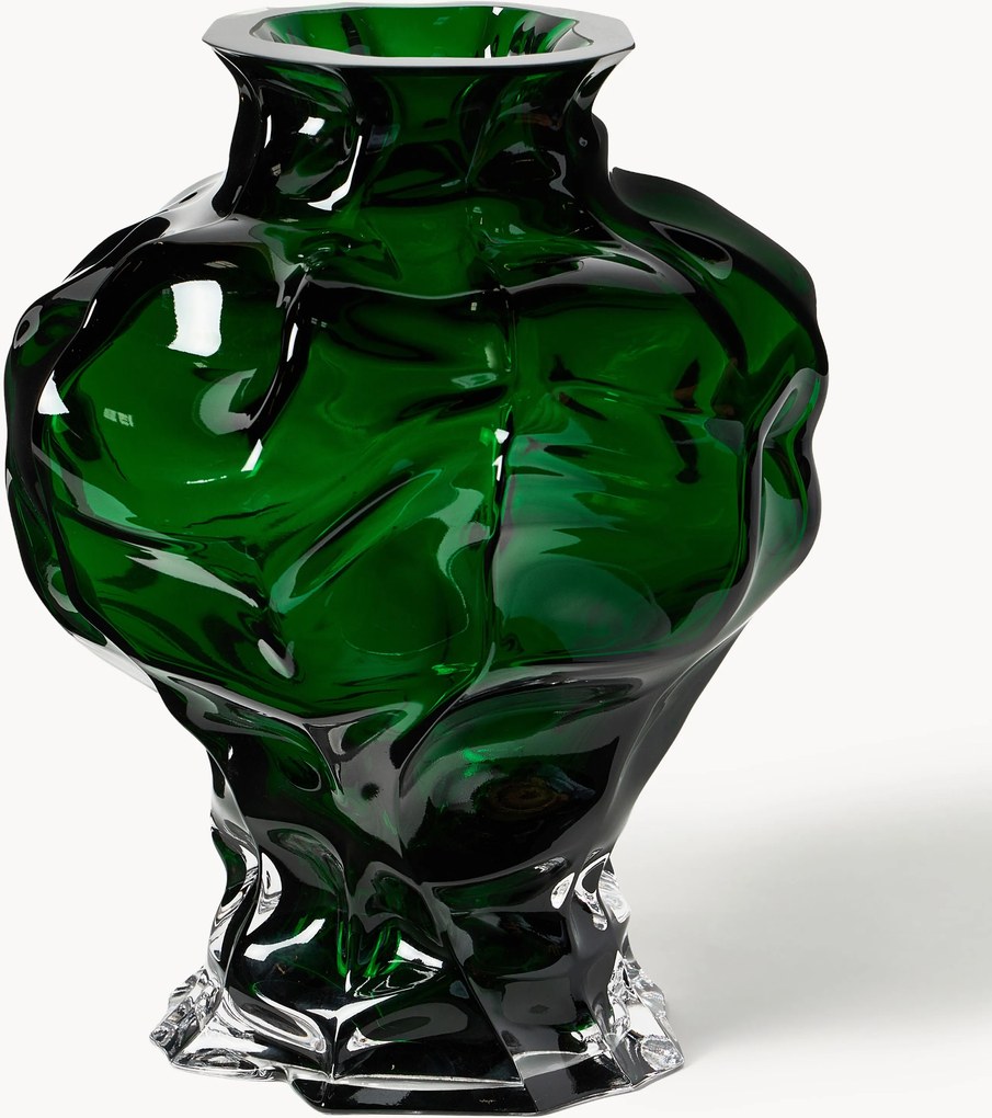 Jarra de vidro artesanal Ammonit, Alt 30 cm