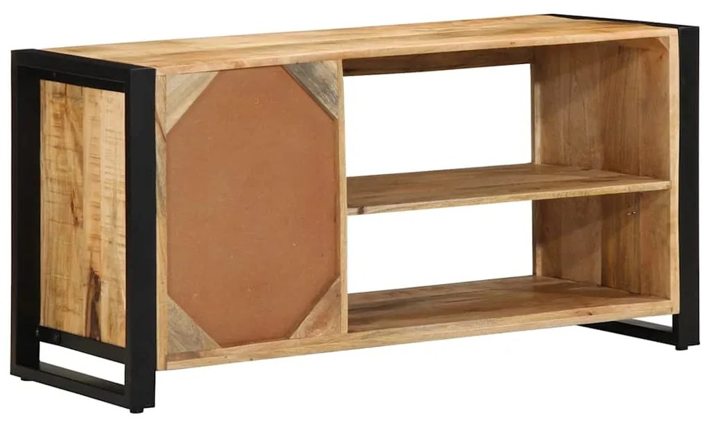 Banco de Sapato 100x40x50 cm Madeira Maciça de Mangueira