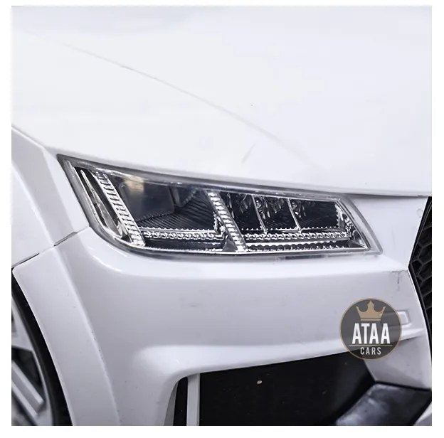 AUDI TT RS BATERIA CARRO ELÉTRICO INFANTIL 12V BRANCO