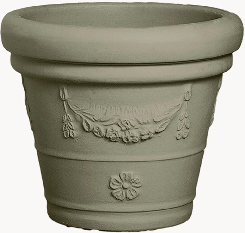 Vaso para exterior Festonato, Alt 45 cm