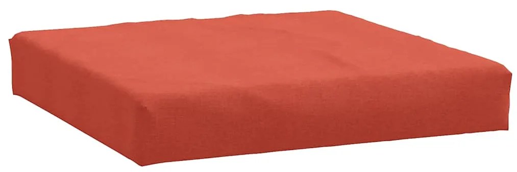Almofadões de paletes 3 pcs mesclado tecido vermelho