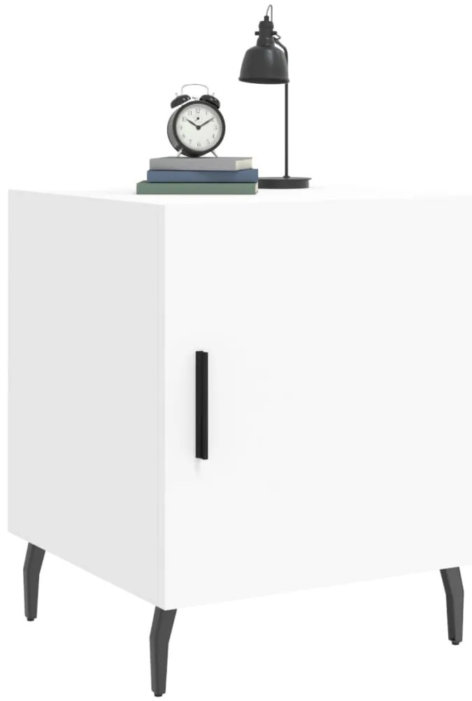 Mesa cabeceira 40x40x50 cm derivados de madeira branco
