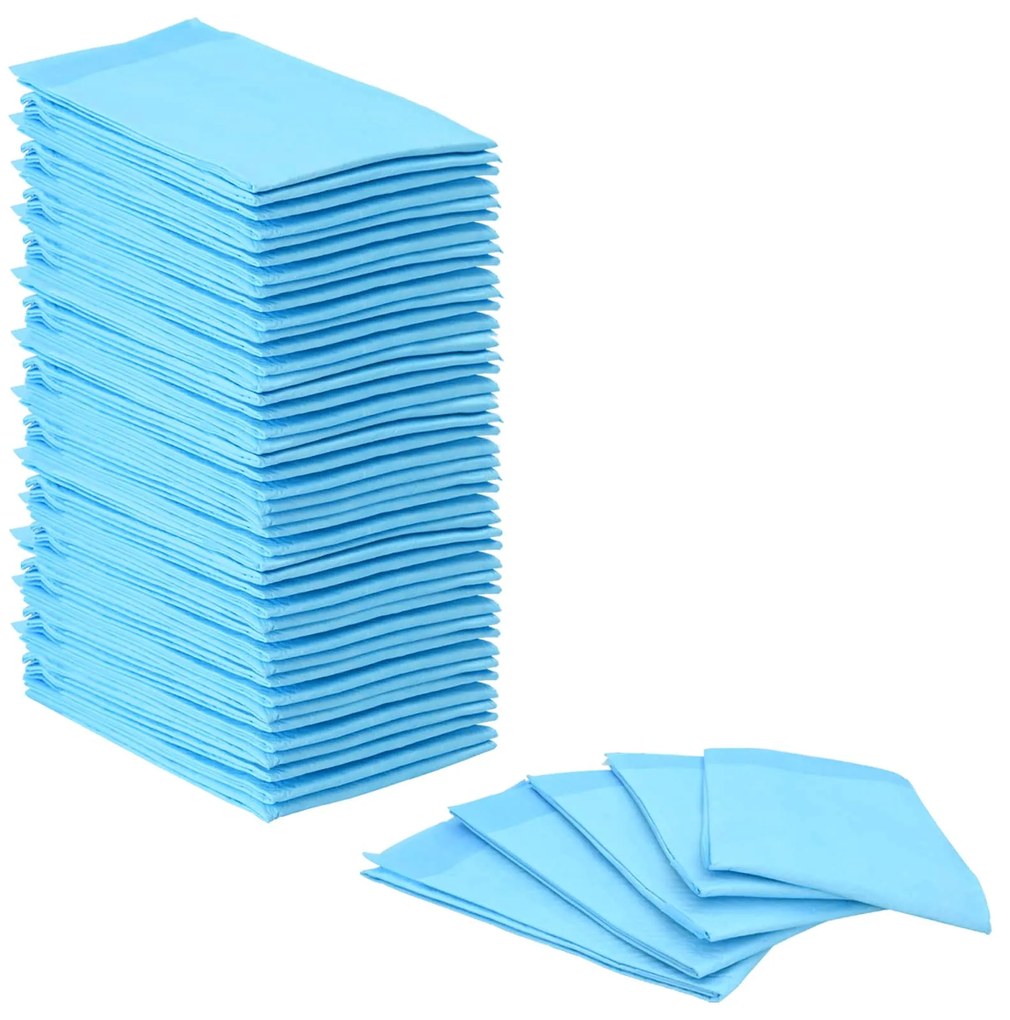 vidaXL Protetor de treinamento para pets de tecido não tecido 50 pcs