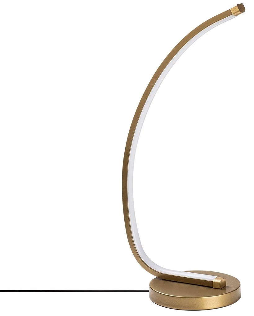 Candeeiro de Mesa Bevel – Dourado – 18 cm x 43 cm x 13 cm