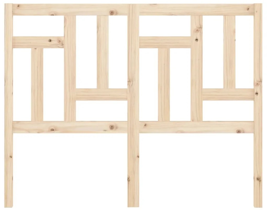 Cabeceira de cama 125,5x4x100 cm pinho maciço