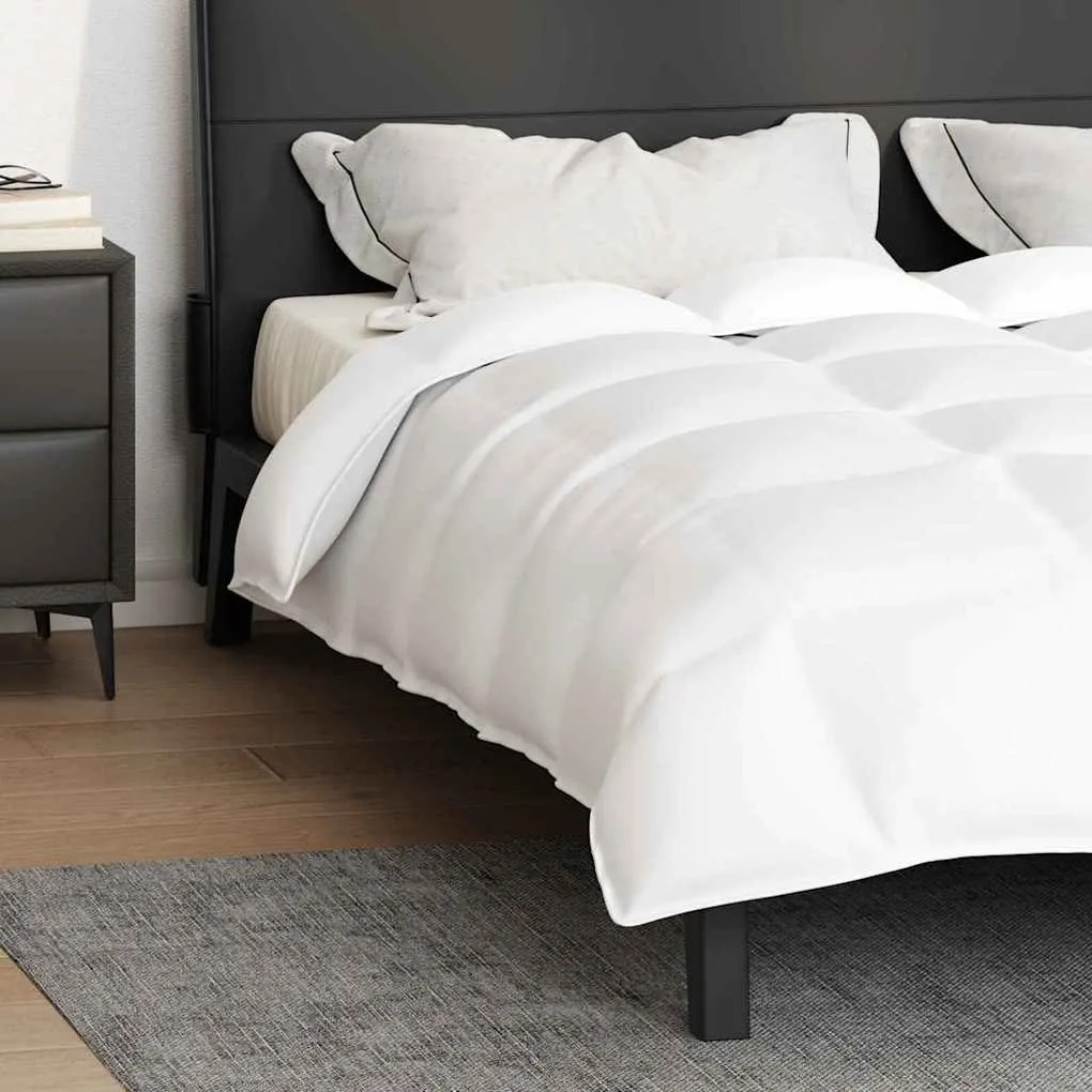 Cobertores e Edredons Branco 200 x 220 cm Penugem
