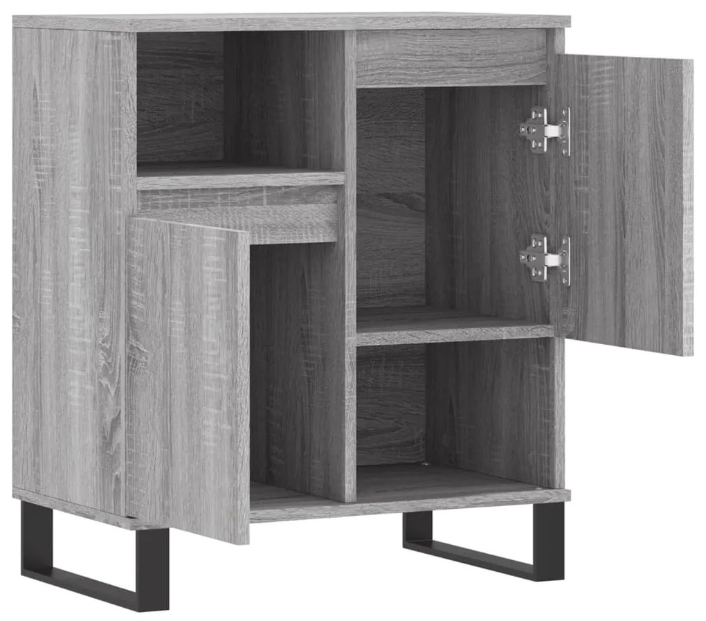 Aparador 60x35x70 cm derivados de madeira cinzento sonoma