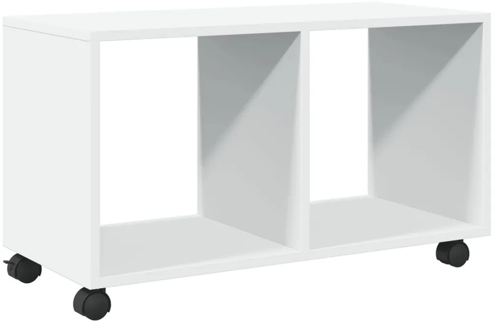 Móvel com rodas 72x33x42,5 cm derivados de madeira branco