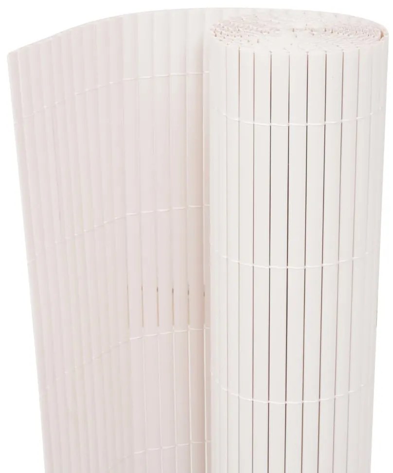 Cerca de jardim dupla face 90x300 cm branco