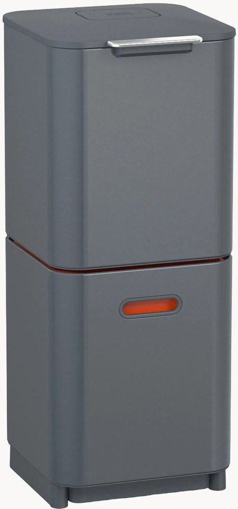 Caixote do lixo com unidade de reciclagem separada Totem, 2 x 20 L