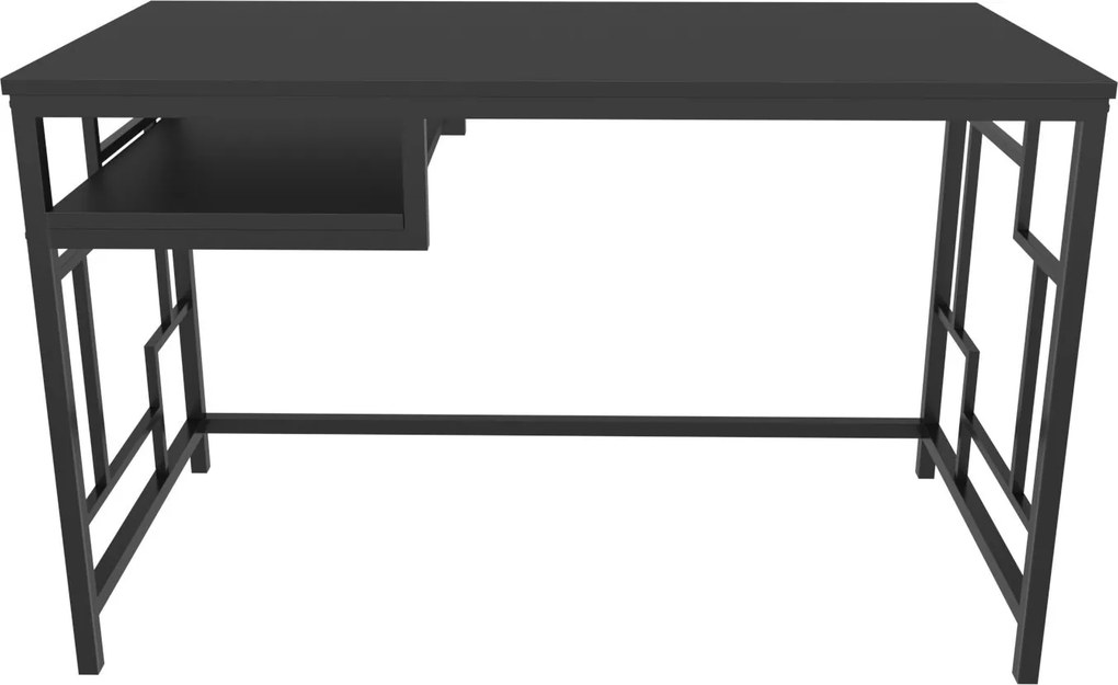 Secretária Kennesaw – Preto Antracite – 120 cm x 60 cm x 74,8 cm