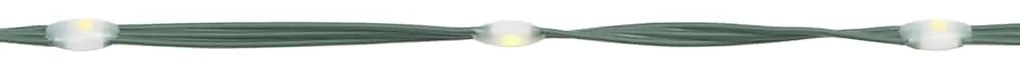 LED Árvore de Natal 570 LEDs Branco Quente 399 cm
