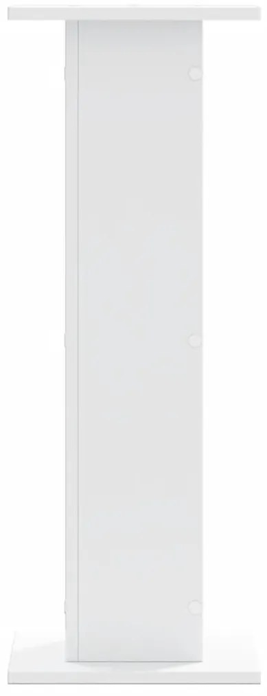 Suportes p/ plantas 2 pcs 30x30x80 cm derivados madeira branco