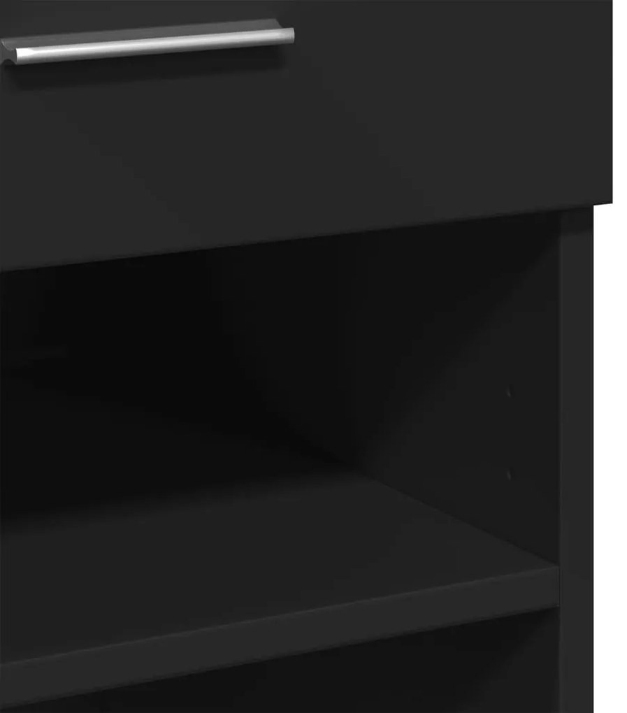 Aparador 80x42,5x93 cm cm derivados de madeira preto