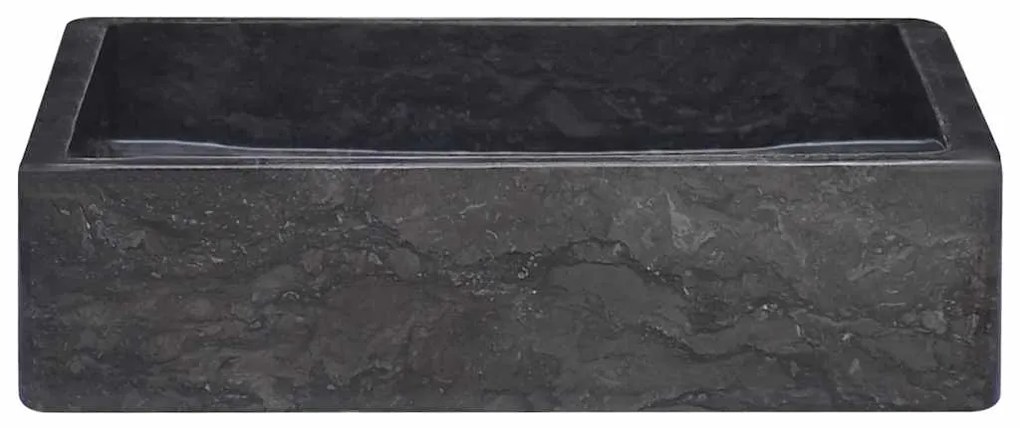 Lavatório 40x40x10 cm mármore preto