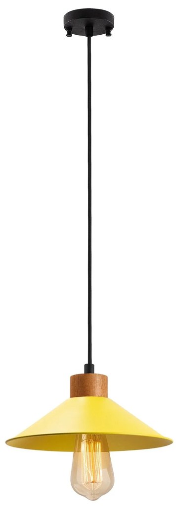Candeeiro de Teto GMN-00003 – Amarelo – 103 x 24 cm