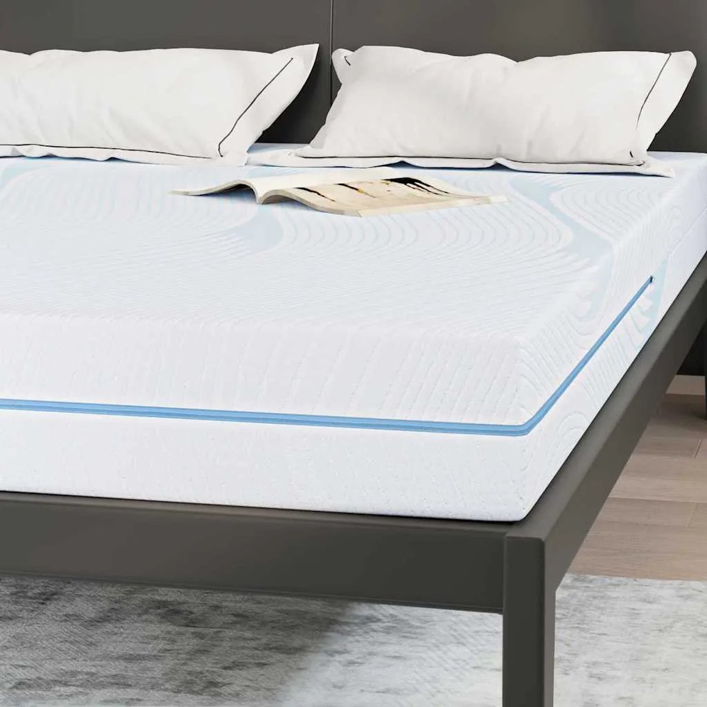 Colchões Branco 140 x 200 cm Tecido jacquard 100% poliéster