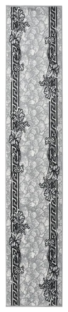vidaXL Passadeira 60x450 cm polipropileno cinzento