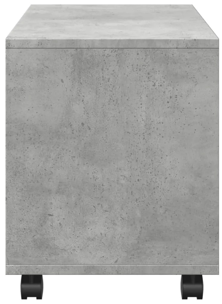 Móvel c/ rodas 72x33x42,5 cm derivados madeira cinzento cimento