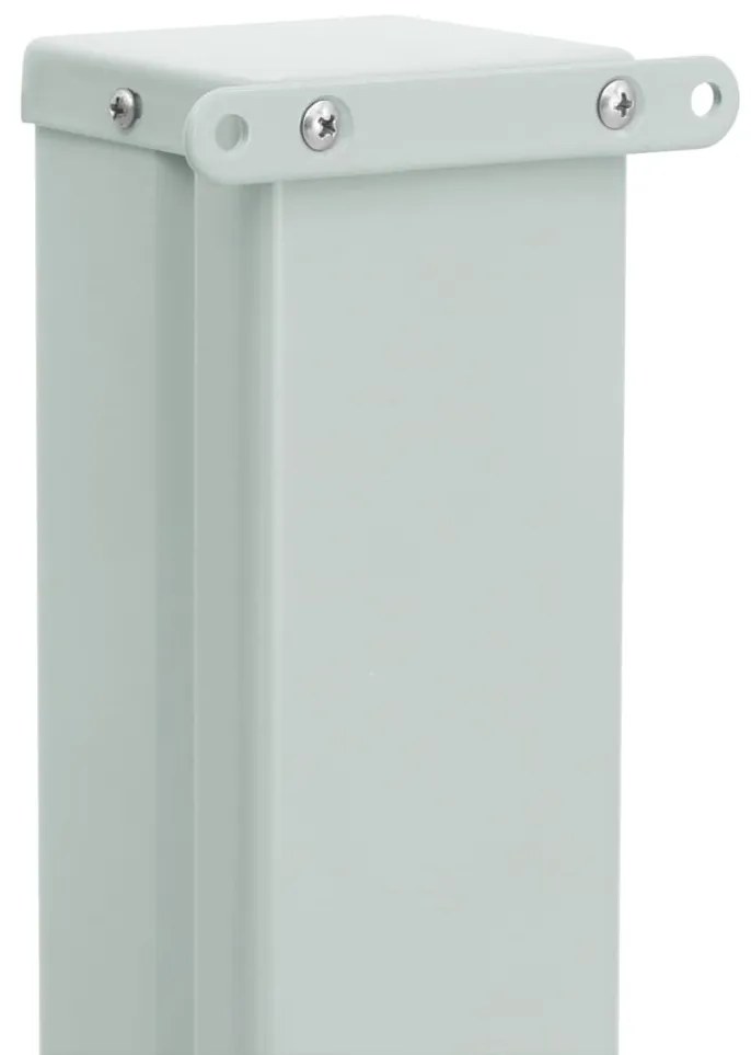 Toldo lateral retrátil para pátio 100x300 cm vermelho